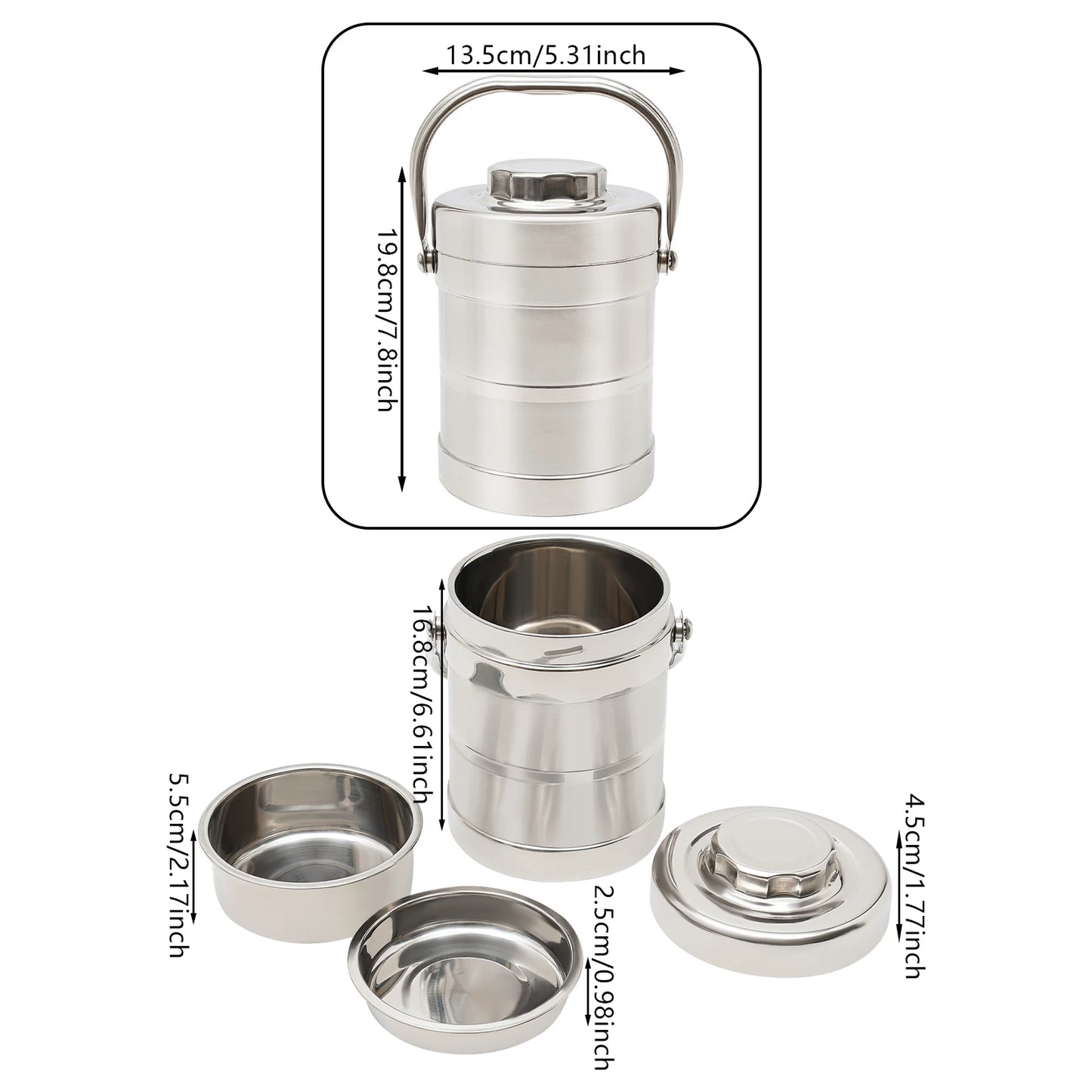 1.4L Containers for Hot Food, Lunch box containers for hot cold food, Insulated Food Container