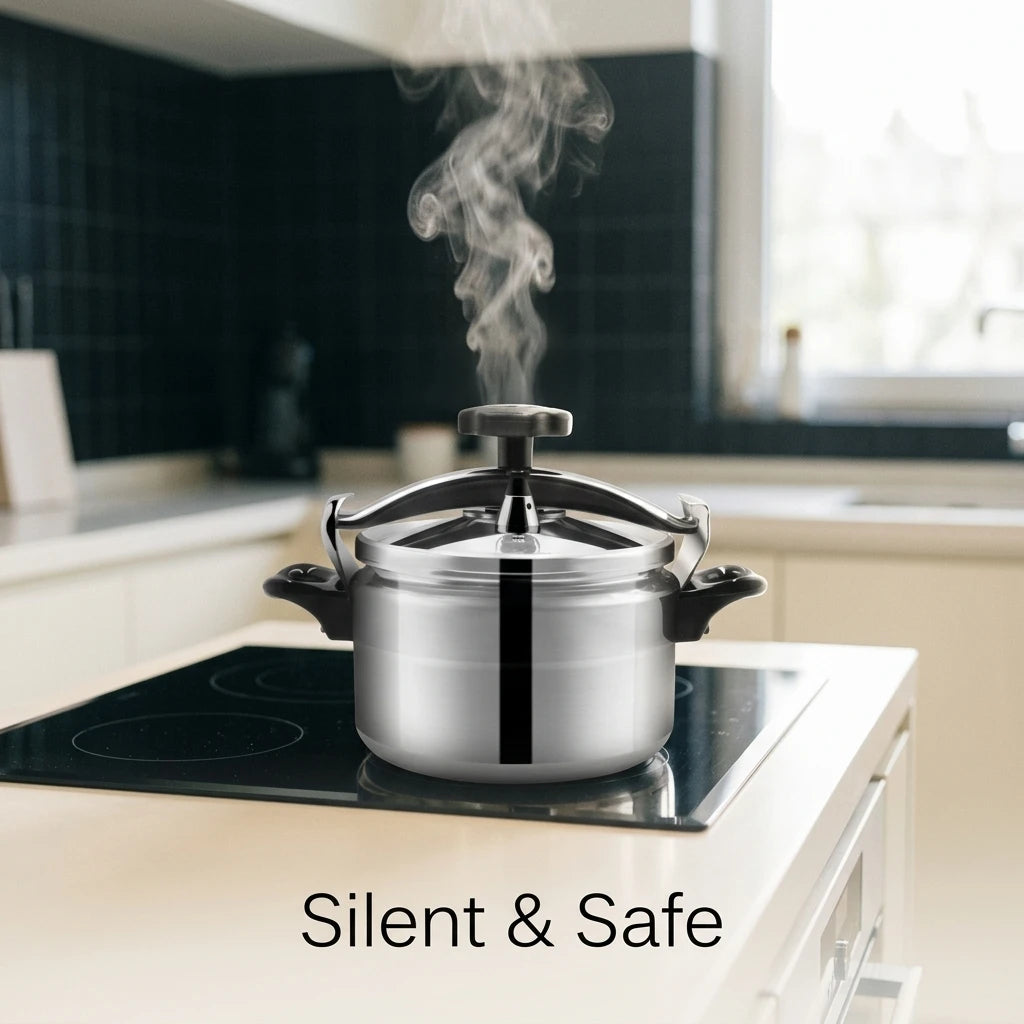 Explosion-Proof Pressure Cooker For Gas And Induction Stoves