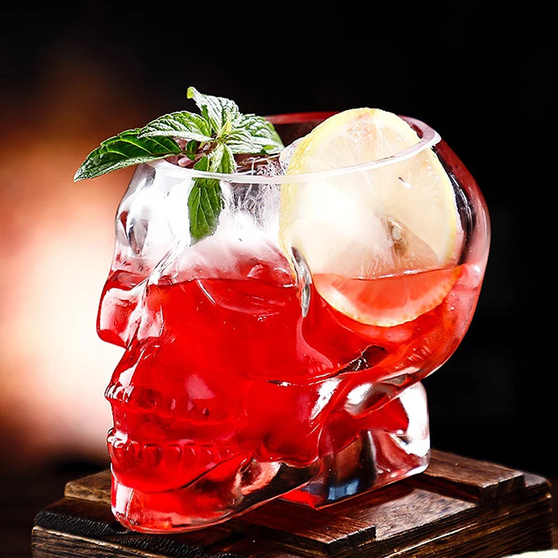 Skull Head Crystal Glass Mug For Wine, Whiskey, Coffee
