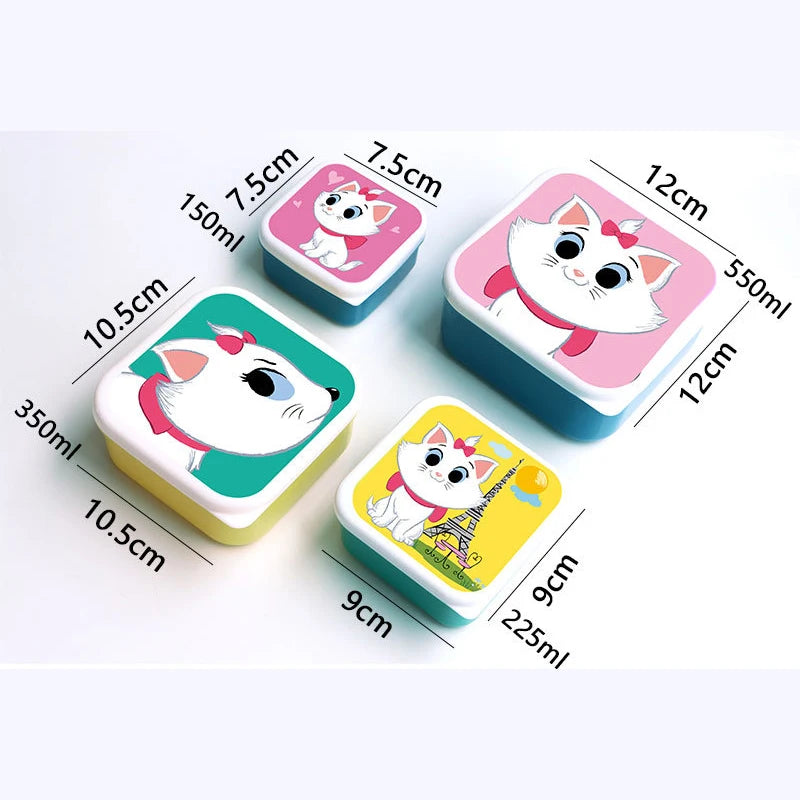Cute Cartoon Animal Pattern Bento Box For Kids Portable Lunch
