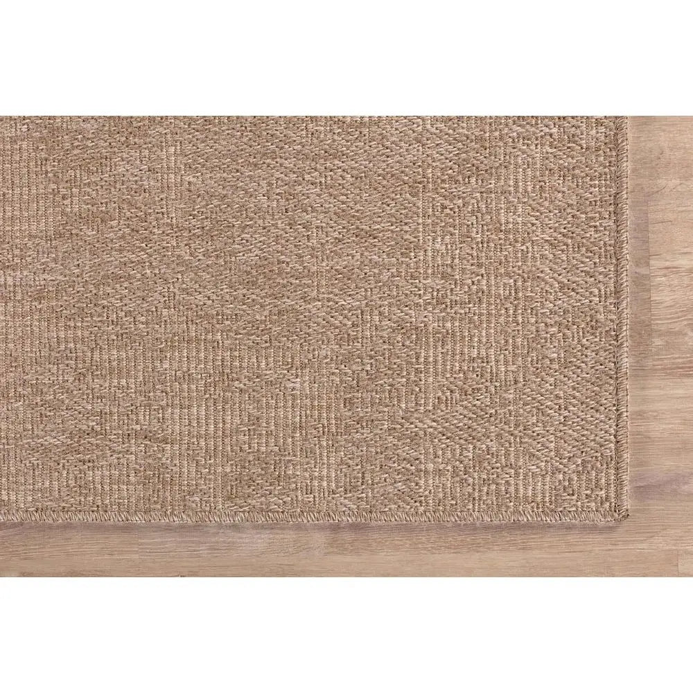 Easy Jute Rug 10x14, Indoor Outdoor Natural Color iber Area Rugs or Living Room Patio and Kitchen Rug, Solid Boho Woven Design,