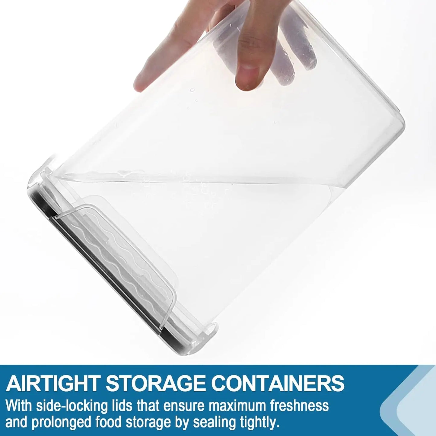 Airtight Food Storage Containers Set, 10-Pack For Pantry Organization