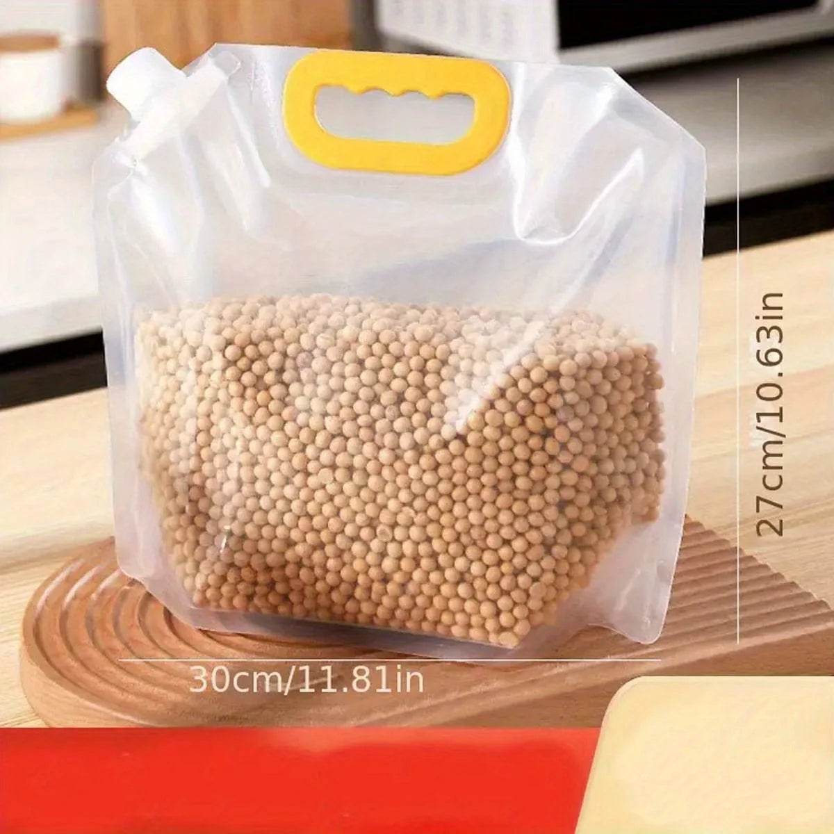 Pack Of 3 Food Grade Reusable Sealing Bags For Grain