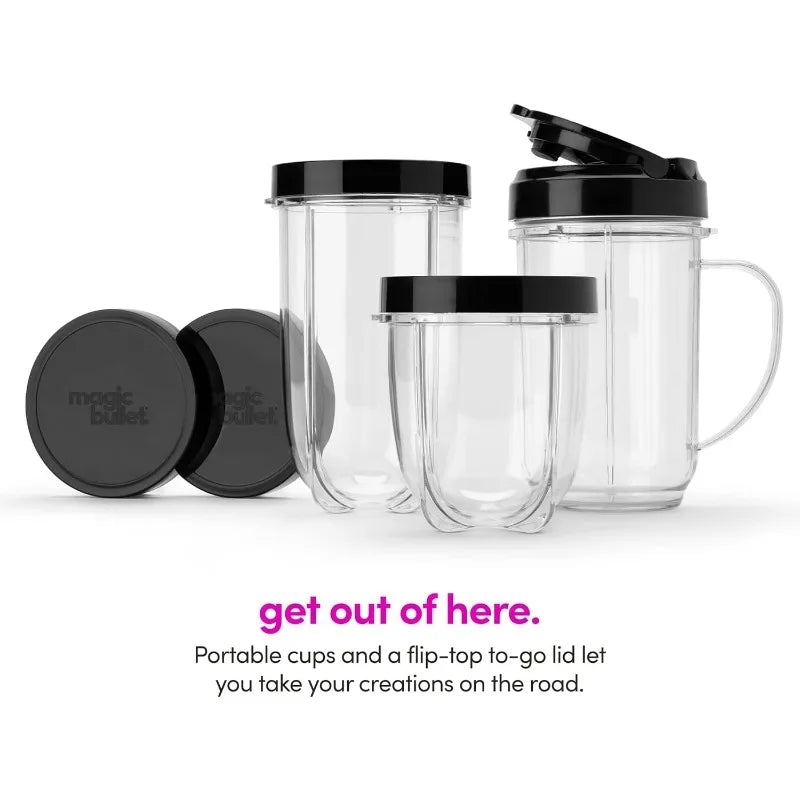 Magic Bullet Blender 11 Piece Set Compact and Dishwasher Safe
