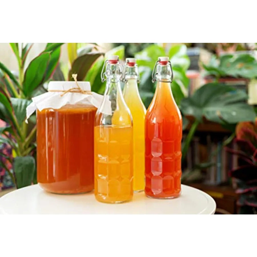 Swing Brewing Flip Top Glass Bottle With Stopper For Beverages