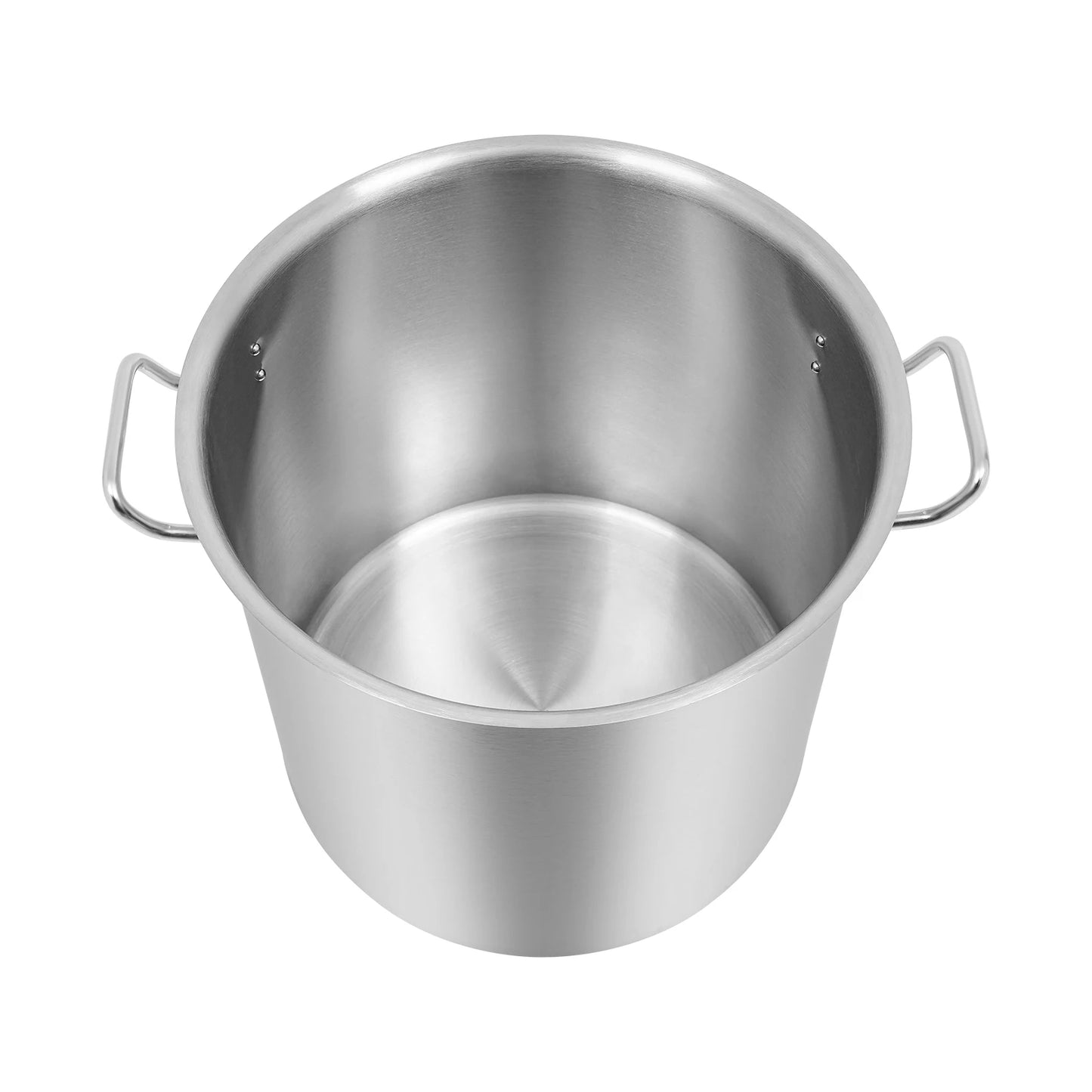 Stainless Steel Stock Pot With Lid For Family And Commercial Use