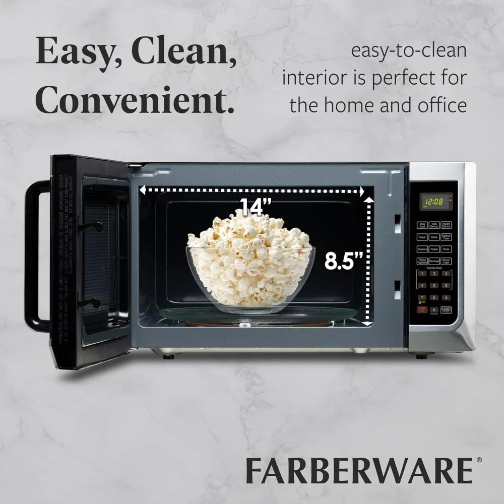 Farberware 1100 Watt Countertop Microwave Oven With Auto Cook