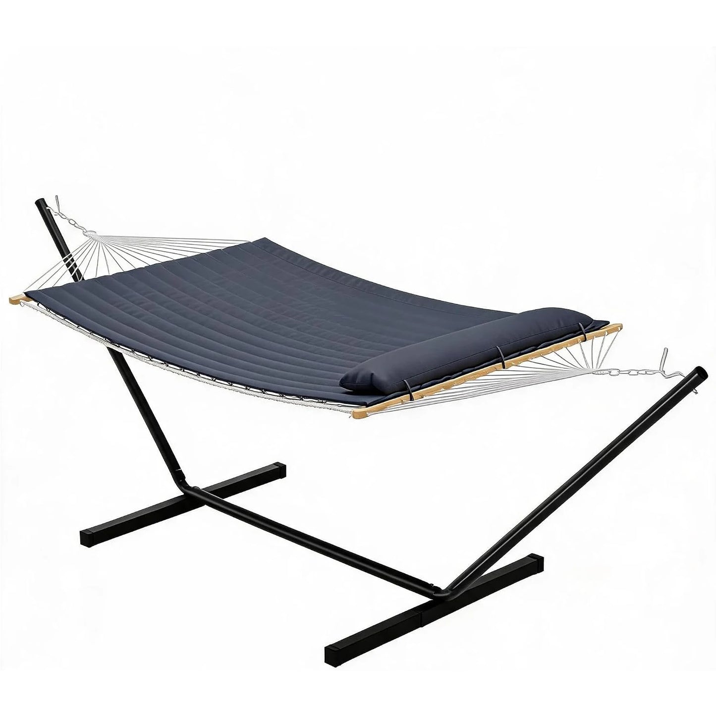HiMISS Heavy Duty Double Hammock With Stand