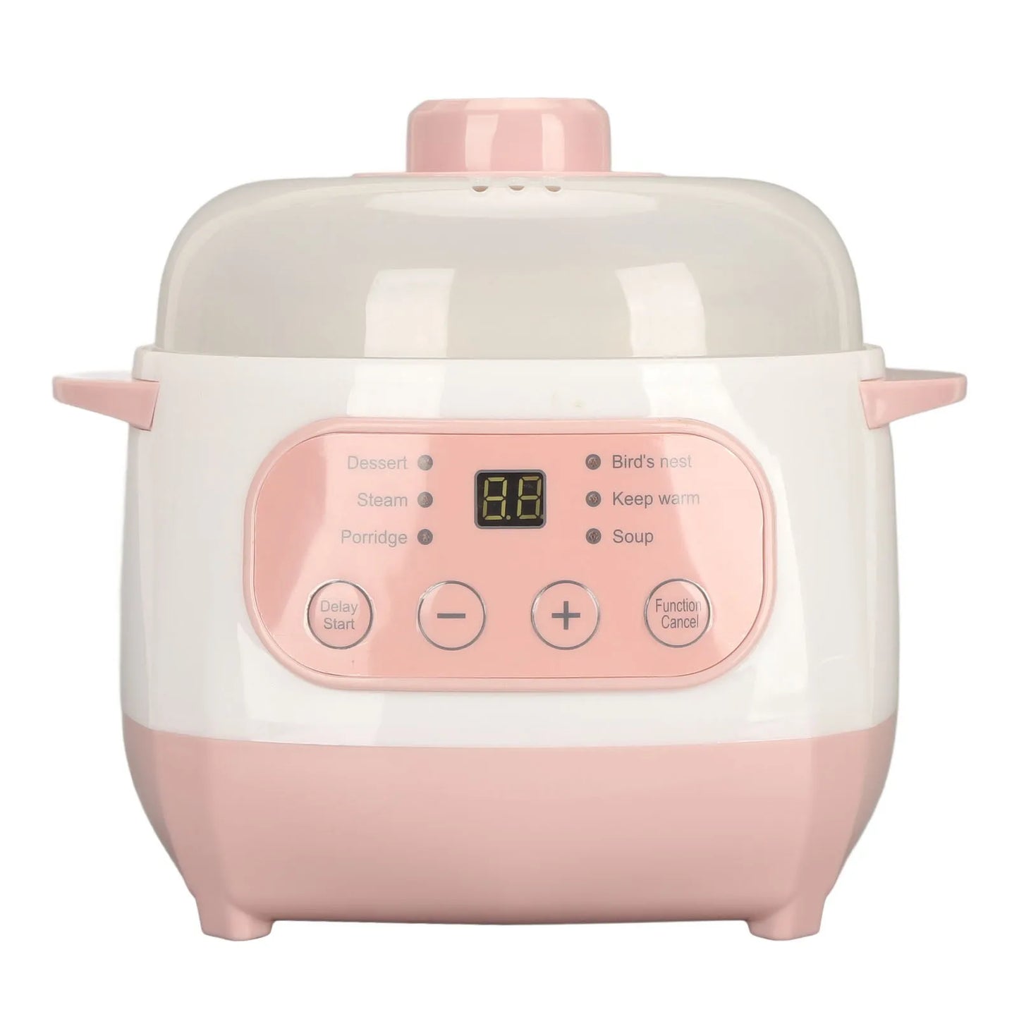 TOPINCN Ceramic Rice Cooker Stew Pot Anti Dry Burn Electric