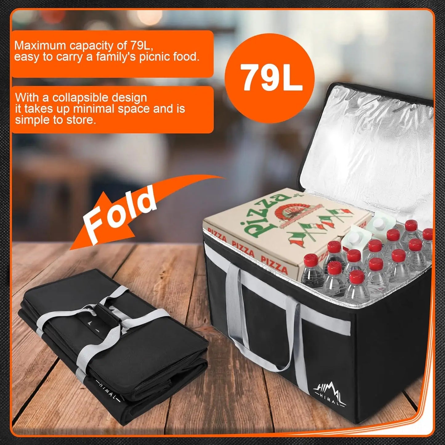 Insulated Delivery Bag For Hot And Cold Meals Uber Eats