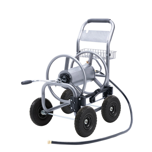 Giraffe Tools Hose Reel Cart With Wheels For Outdoor Use