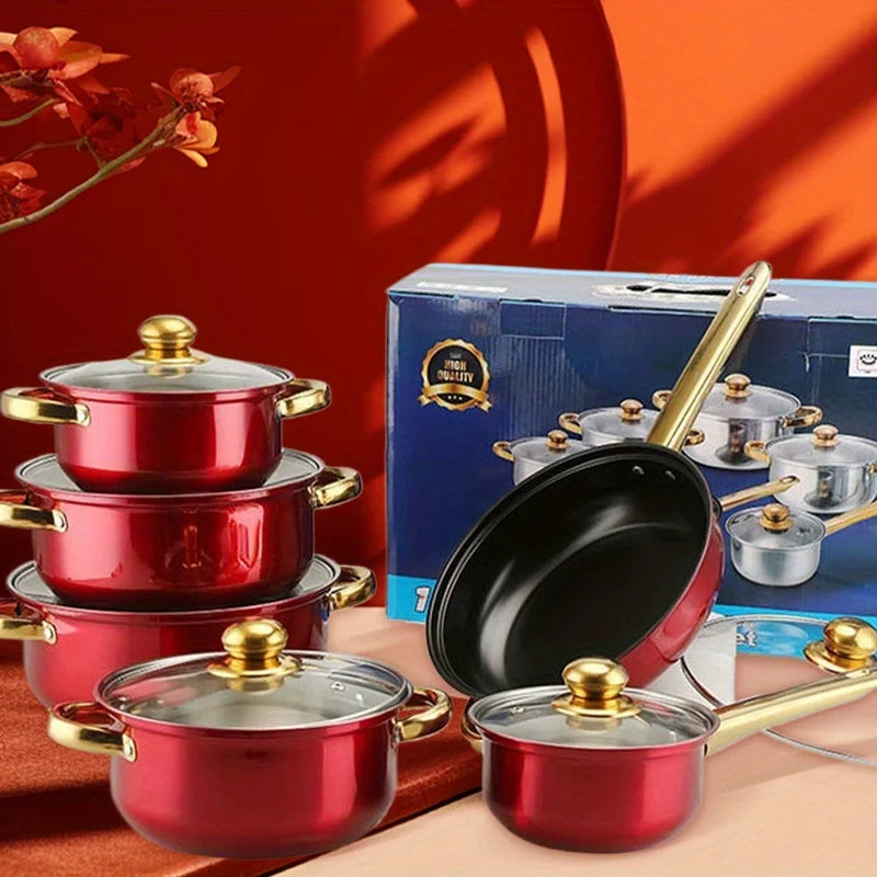 CS KOCH SYSTEME Nonstick Cookware Set Aluminum Pots And Pans