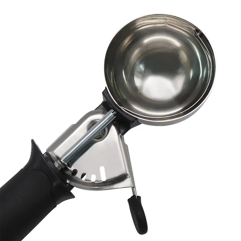 Ice Cream Scoop Stainless Steel Ice Cream Spoon Metal Icecream Cookie Scoop Melon Fruit Baller Ice Ball Maker Kitchen Gadget