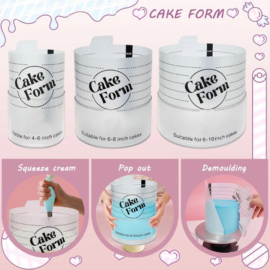 Adjustable Round Cake Ring Mold For Fondant And Mousse