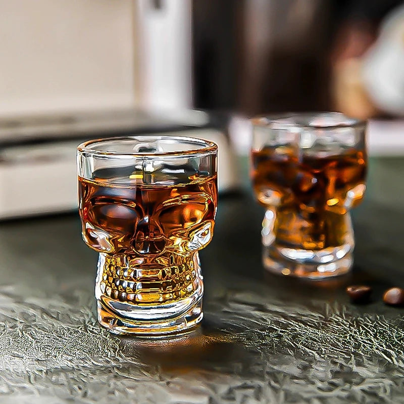 Skull Head Crystal Glass Mug For Wine, Whiskey, Coffee