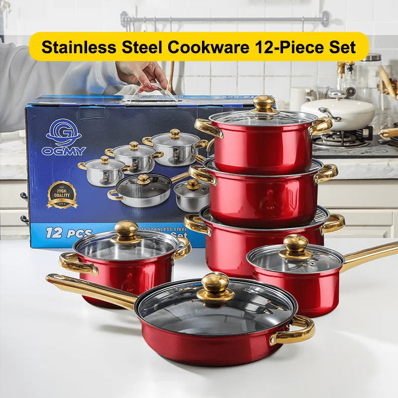 CS KOCH SYSTEME Nonstick Cookware Set Aluminum Pots And Pans