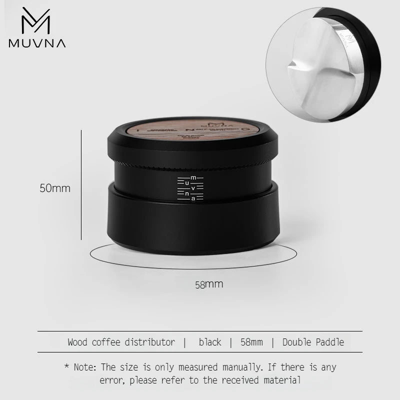 Espresso Tamper V2 Slow Rebound Stainless Steel Ripple Base Tamper