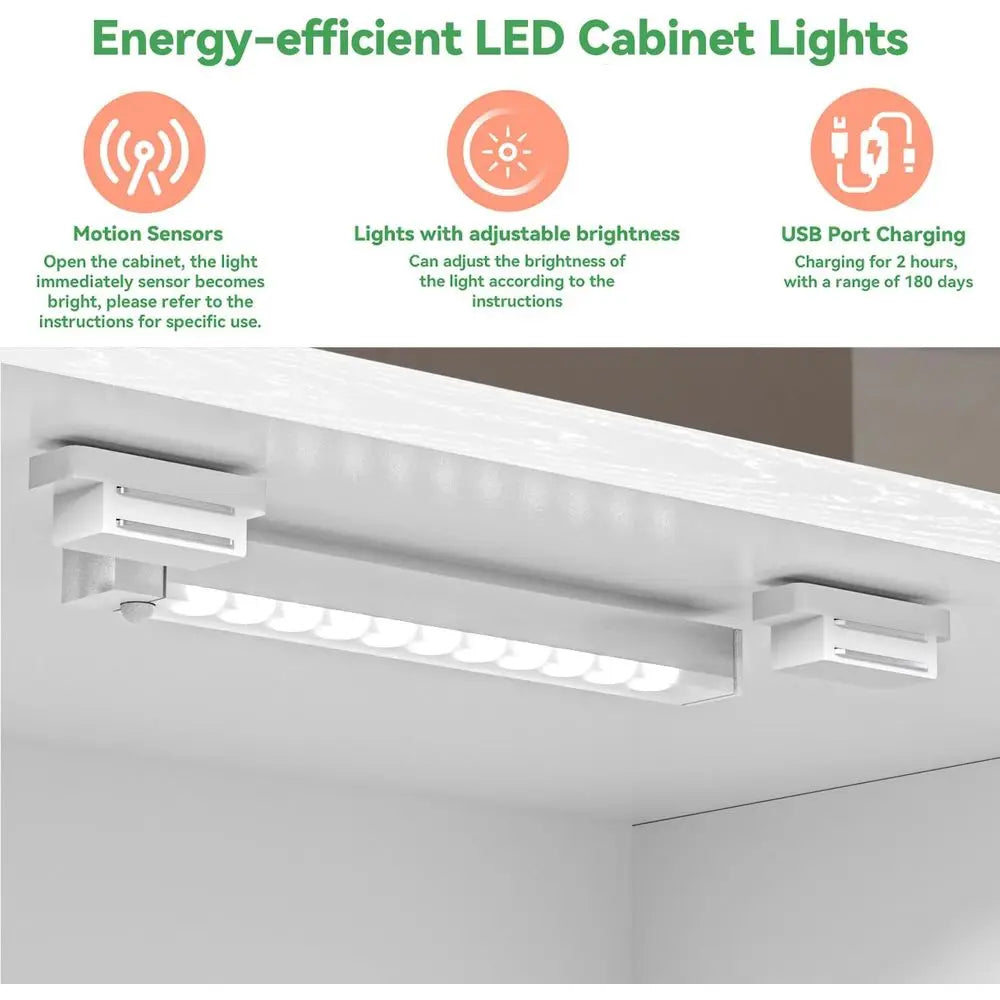 50 White LED-Lit Kitchen Pantry Cabinet with Adjustable Shelves for Storage in Kitchen, Living, and Dining Spaces