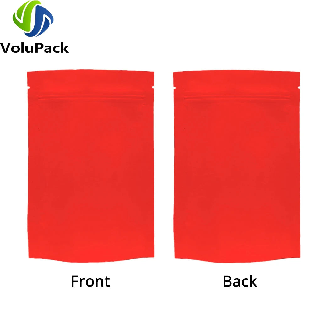 Zipper Coffee Packaging Storage Heat Sealing Stand Up Zip Lock Pouches Eco Aluminum Foil Mylar Gift Organizer Bags