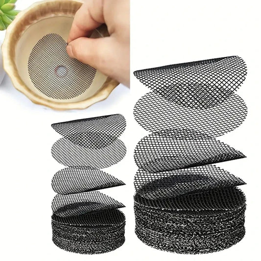 Pot Hole Mesh Pad Drainage Screen For Pot Bottom Soil Retention Bonsai