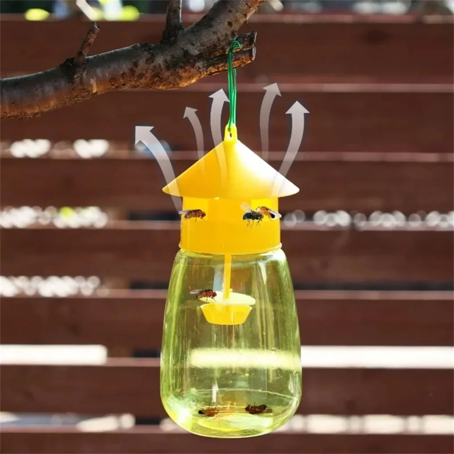 5-1PCS Wasp Traps Waterproof Hanging Hornets Trap for Indoor Outdoor Reusable Garden Fruit Flower Fly Catcher Pest Control Tool