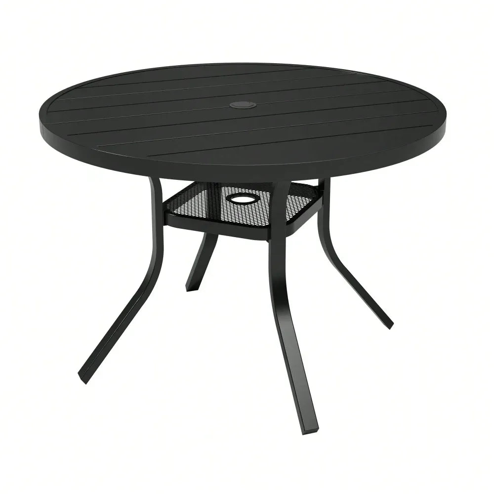 XMSJ Outdoor Dining Table Weather Resistant Patio Furniture