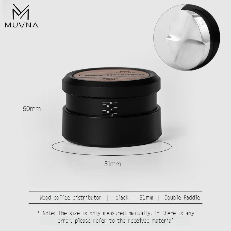 Espresso Tamper V2 Slow Rebound Stainless Steel Ripple Base Tamper