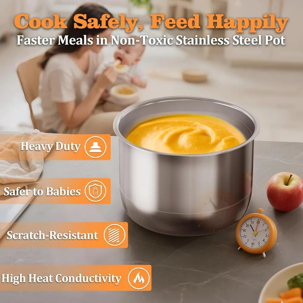 Dual Pot Electric Pressure Cooker 12 In 1 Multi Cooker With Stainless Steel