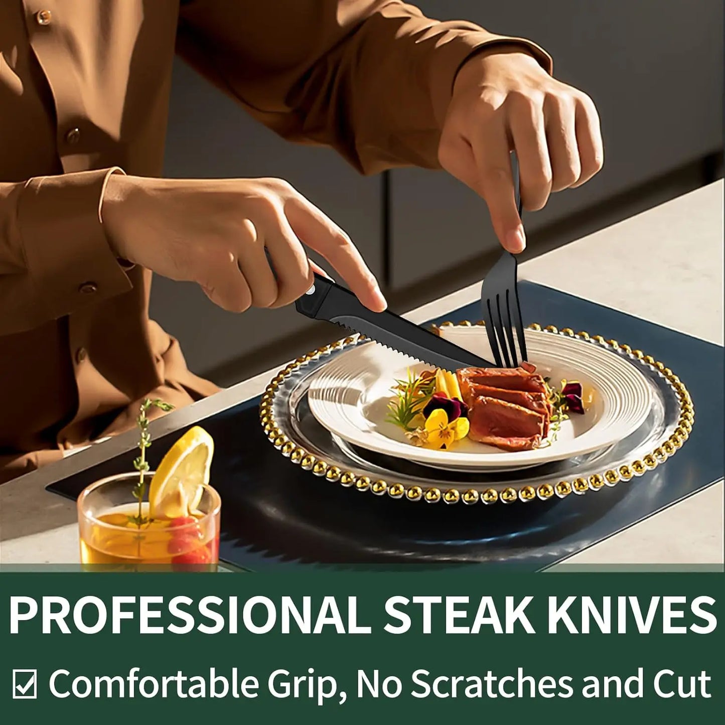 Stainless Steel Flatware Set For Everyday Dining And Entertaining