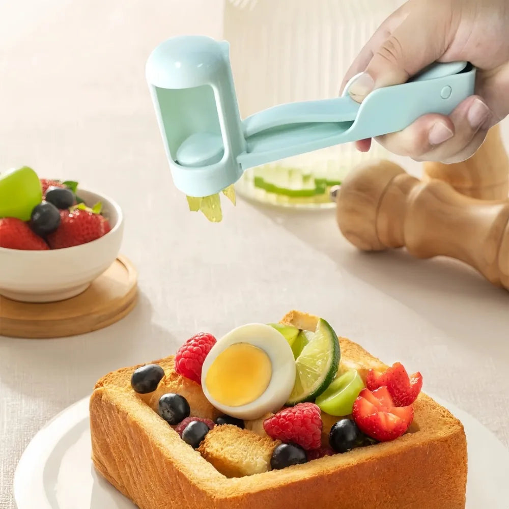 Fruit Slicer Press Type Sharp Stainless Steel Blade Grape Cherry Strawberry Tomato Salad Quarter Cutting for Kitchen Gadget