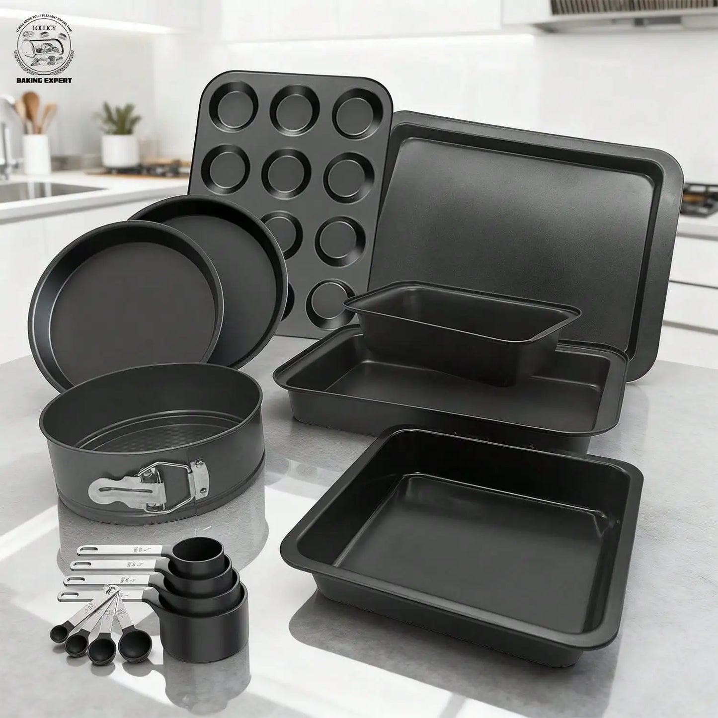 Nonstick Bakeware Set Carbon Steel Pans With Easy Release