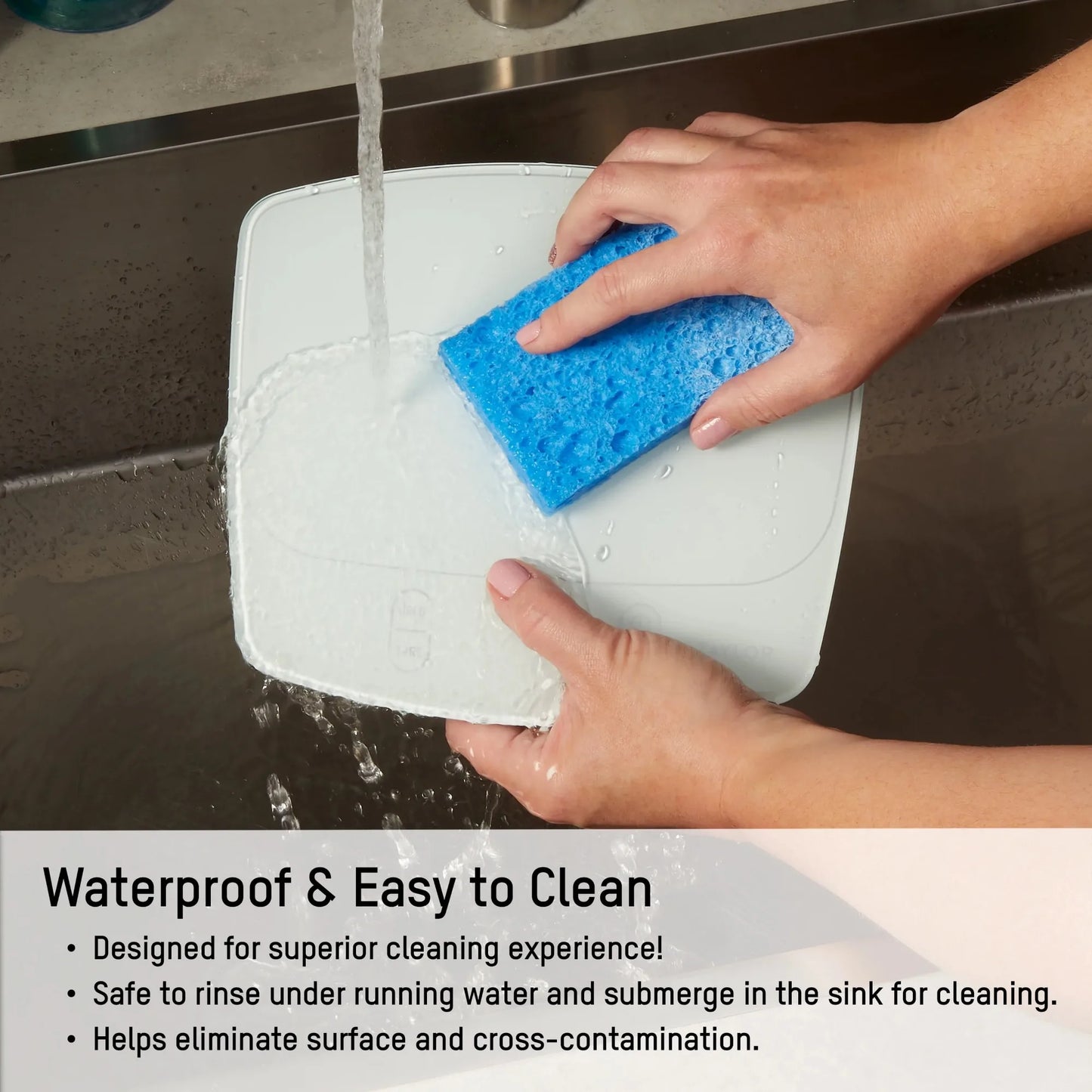 Waterproof Digital Kitchen Scale for Baking and Meal Prep