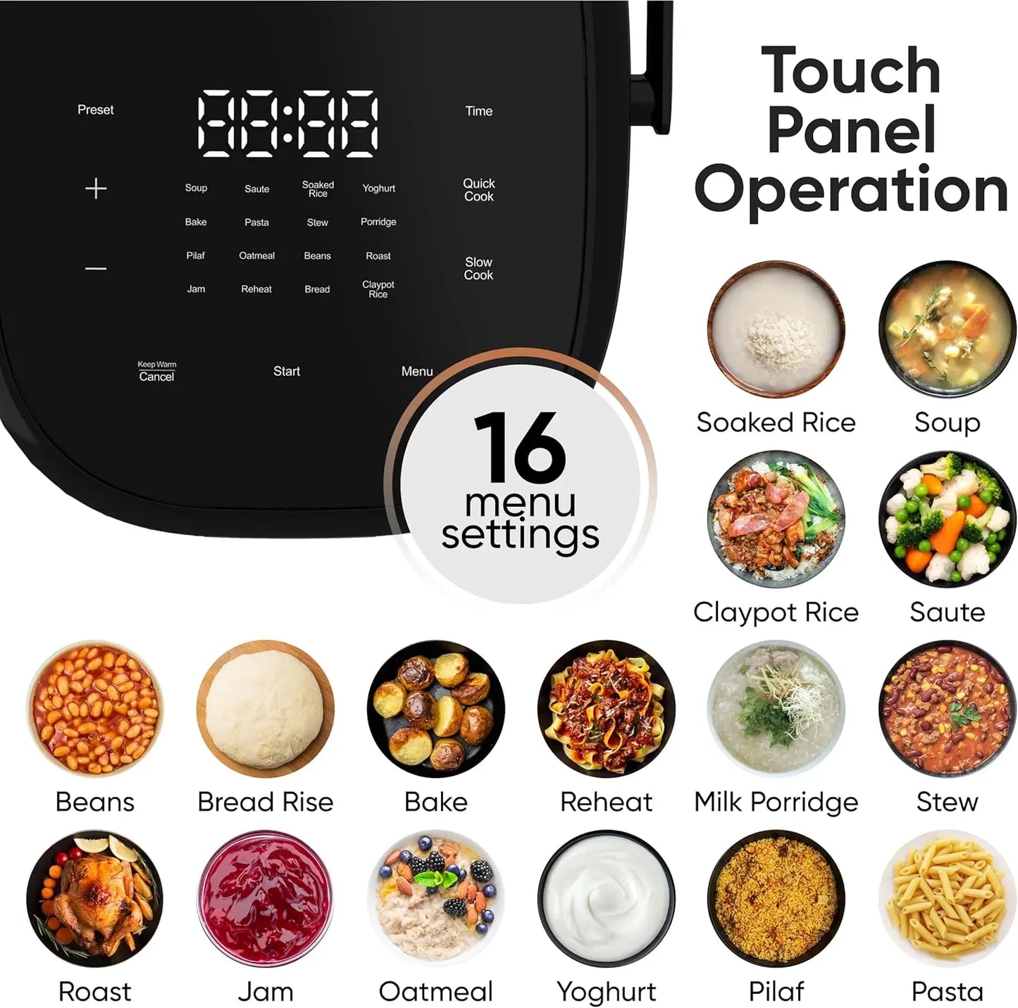 Induction Heating Rice Cooker Steamer Warmer Japan Style
