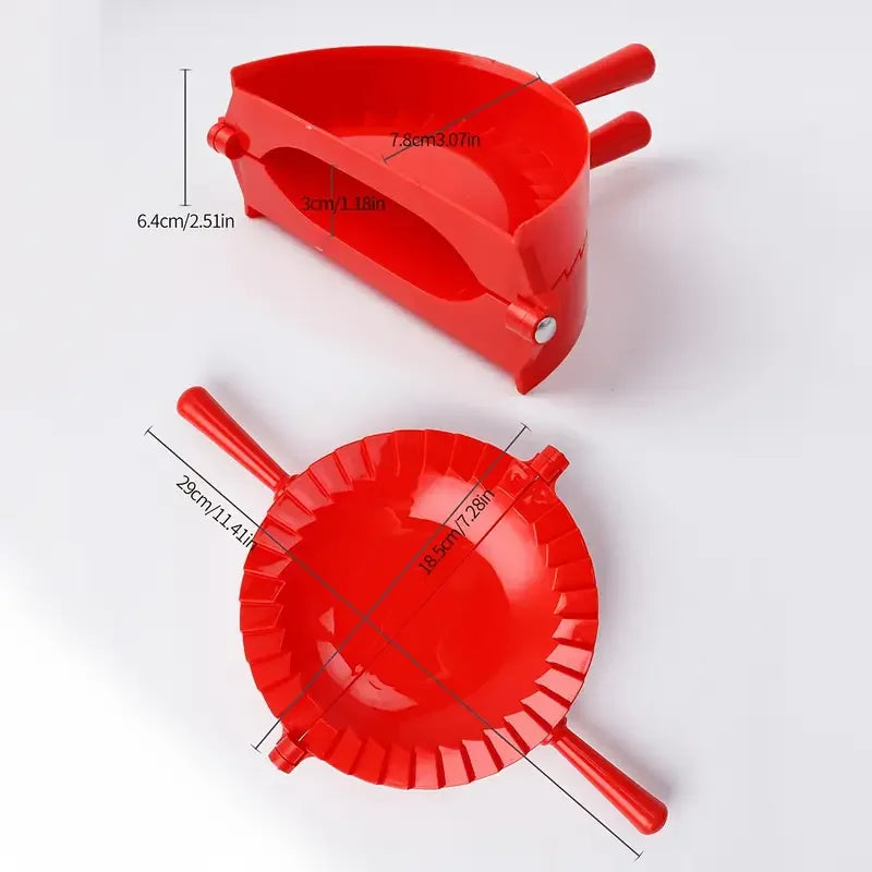 Dumpling Maker Mold Ergonomic Handle Durable Plastic Kitchen Tool