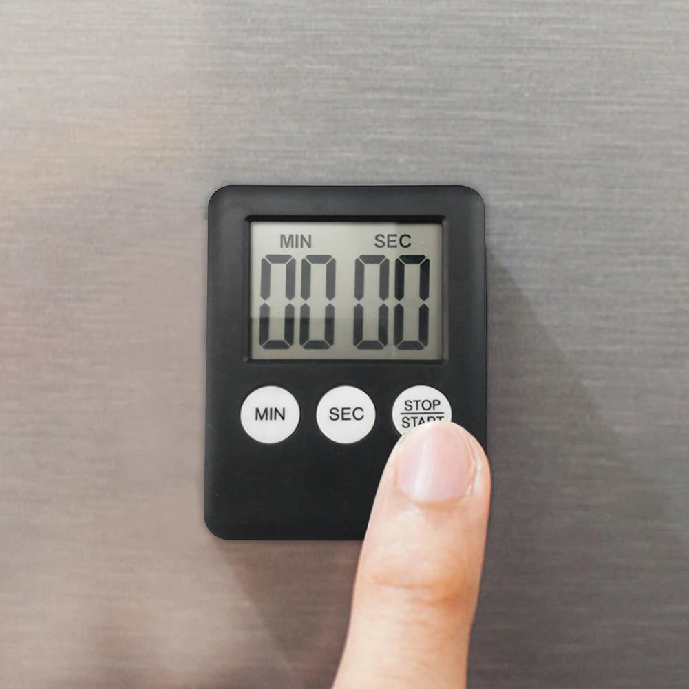 Digital Electronic Kitchen Timer Multi-Function Electronic Timer Stopwatch Mini Magnetic for Sports Exercise Baking Cooking