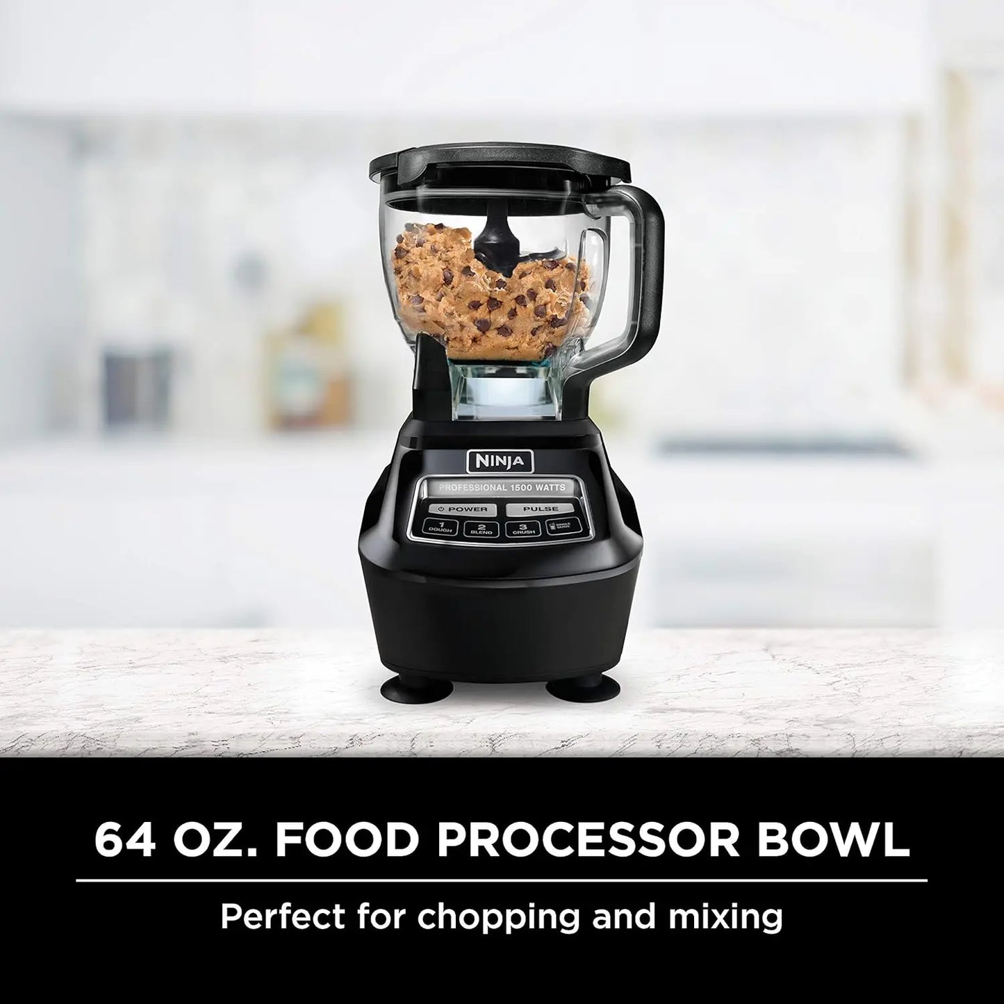 1500W Mega Kitchen System With Blender Food Processor Ice Crushing