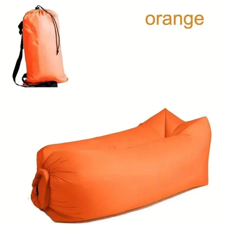 Inflatable Lounger Air Sofa Extra Thick Foldable Couch For Outdoor Camping Beach Patio Quick Inflation Home Furniture
