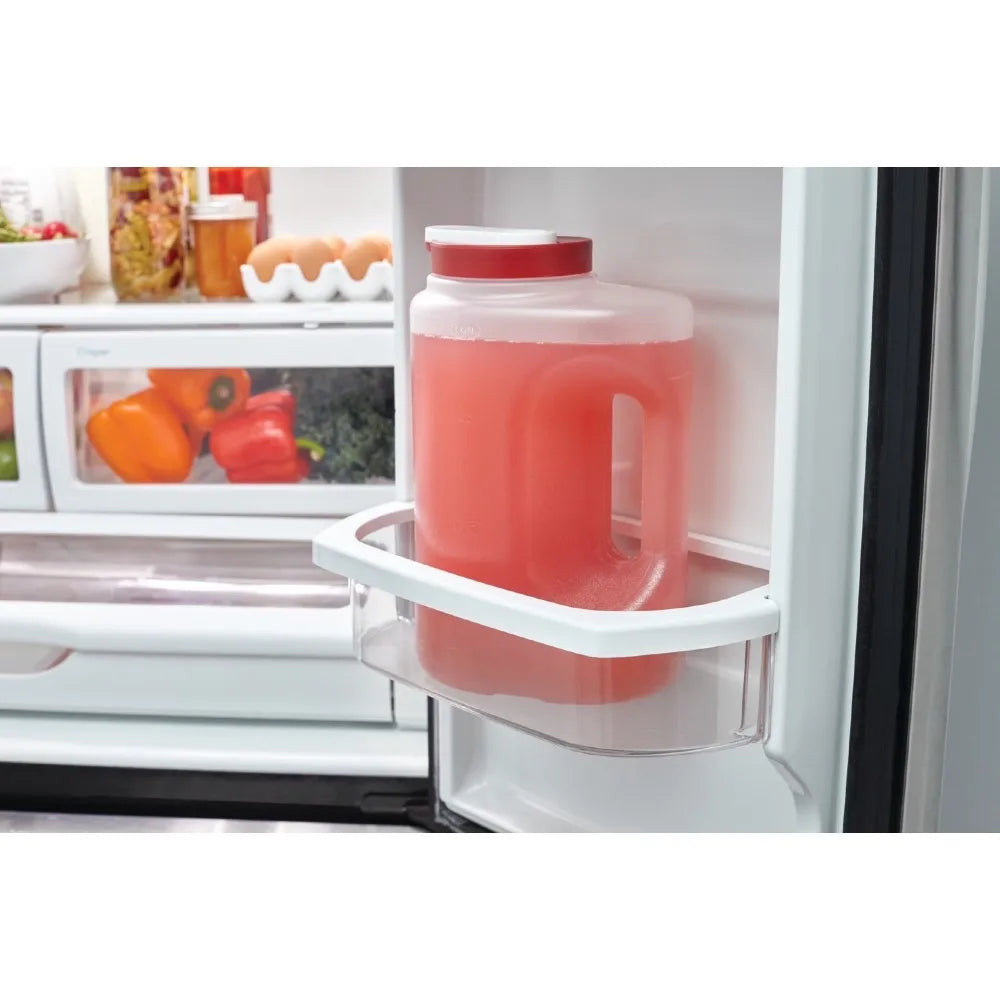 Leak-Proof Pitcher with Lid 1 Gallon 3.8L Clear Plastic Water Jug Storage Container for Kitchen Fridge Juice Iced Tea Beverage