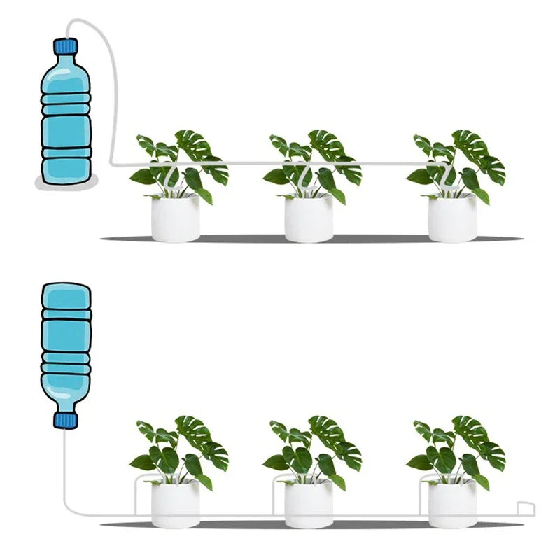 Drip Watering Kit With Regulating Valve Micro Dripper System