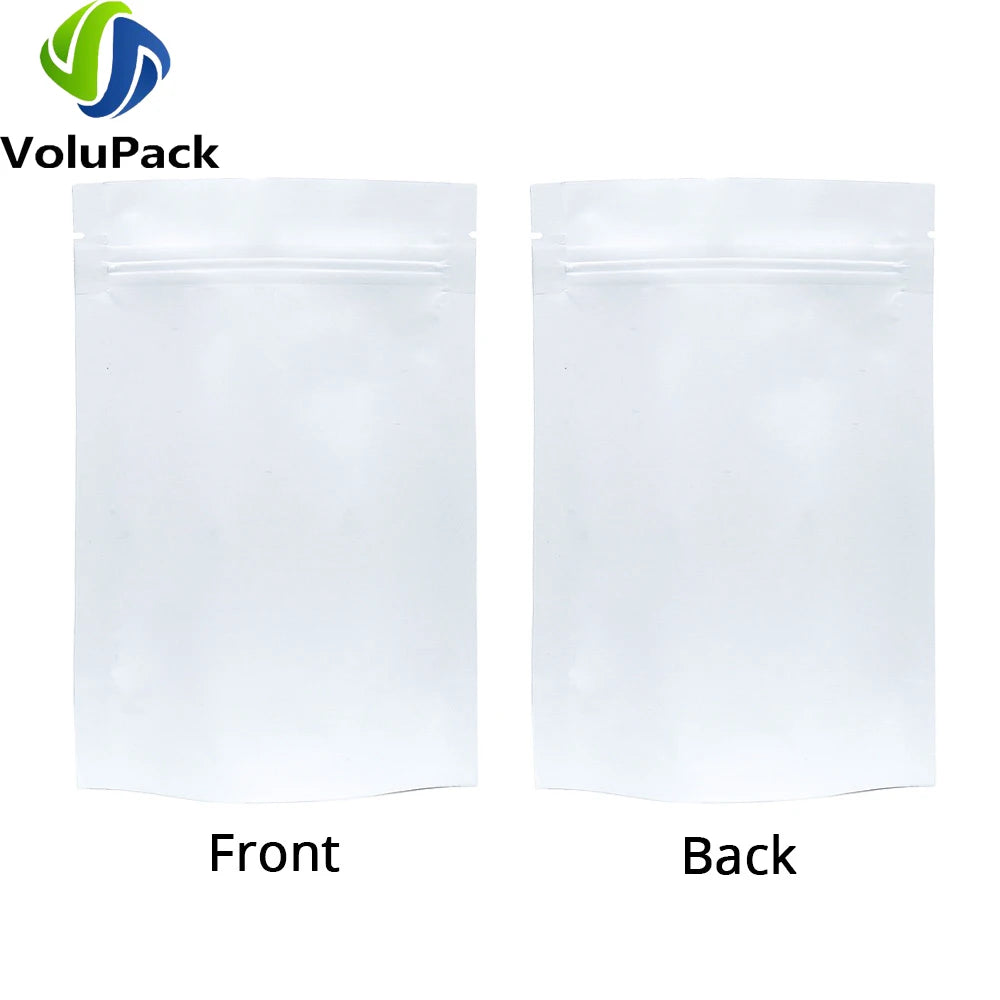 Zipper Coffee Packaging Storage Heat Sealing Stand Up Zip Lock Pouches Eco Aluminum Foil Mylar Gift Organizer Bags