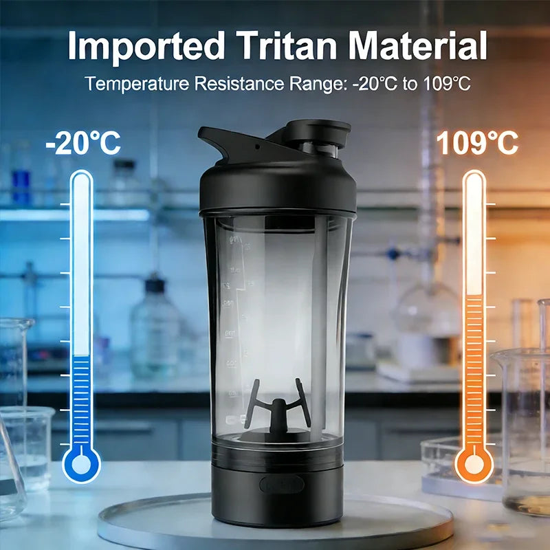 Electric Protein Shaker Bottle With Self Stirring Type C Interface
