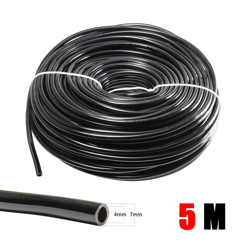 PVC Micro Irrigation Hose And Tubing Kit For Garden Greenhouse Bonsai 4 To 7 Mm