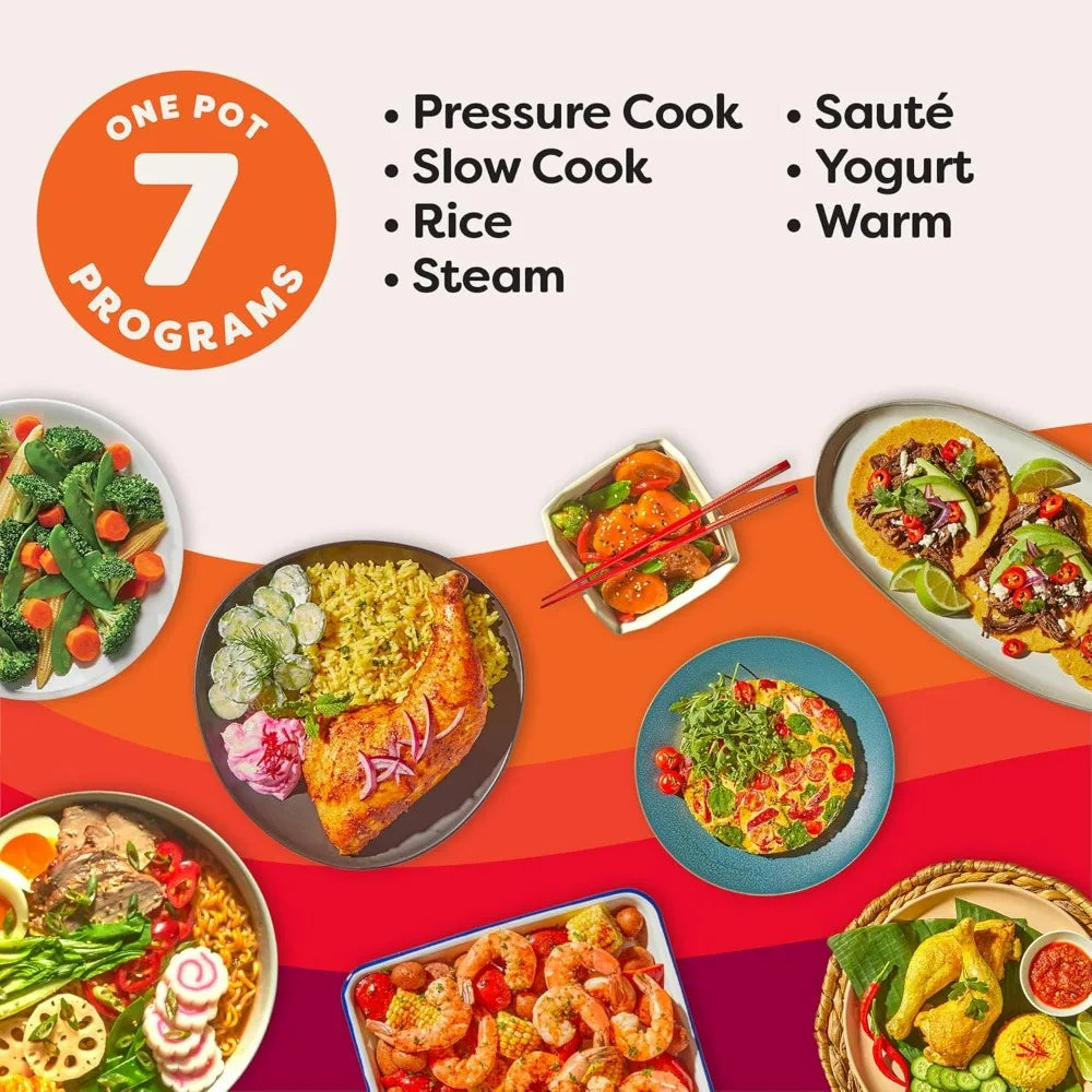 Rio Mini 7-In-1 Multi-Cooker Pressure Cooker Rice Maker