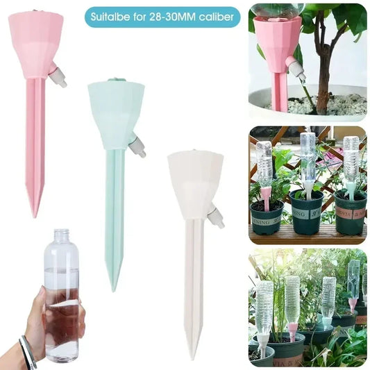 3Pcs Adjustable Drip Irrigation System Automatic Self Watering Spikes for Plants Indoor Outdoor Potted Plants Irrigation System Gardening Tools and Equipment