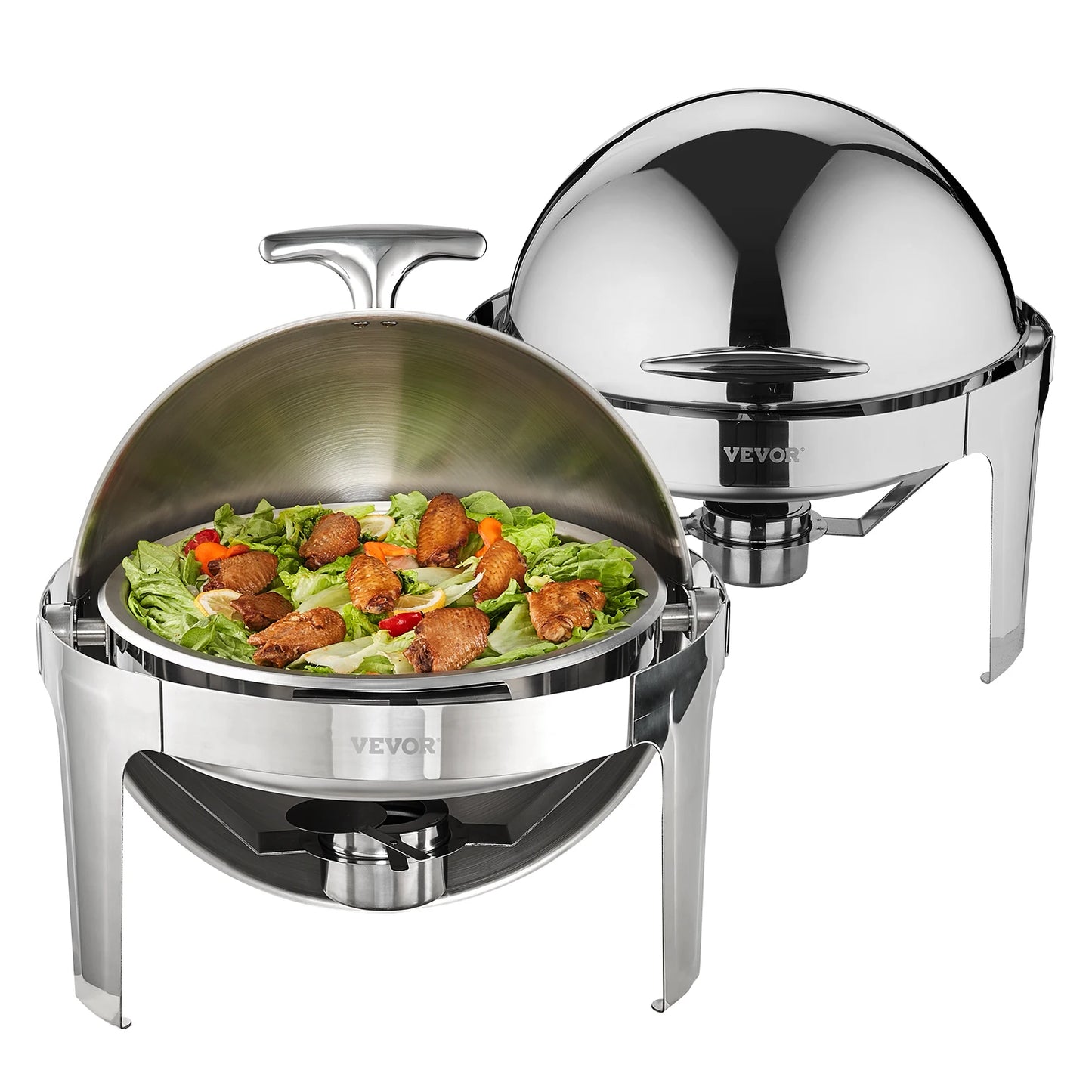 Succebuy Rolltop ChafingDish Buffet Set 6 Qt With Pans