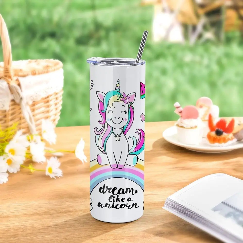 25 Pack Stainless Steel Sublimation Tumblers With Lids And Straws