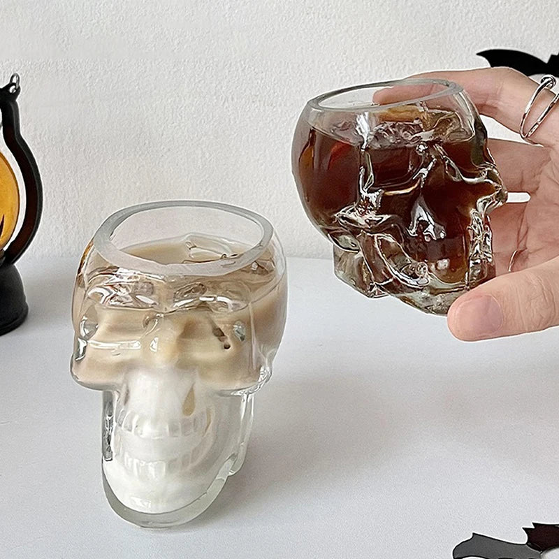 Skull Head Crystal Glass Mug For Wine, Whiskey, Coffee