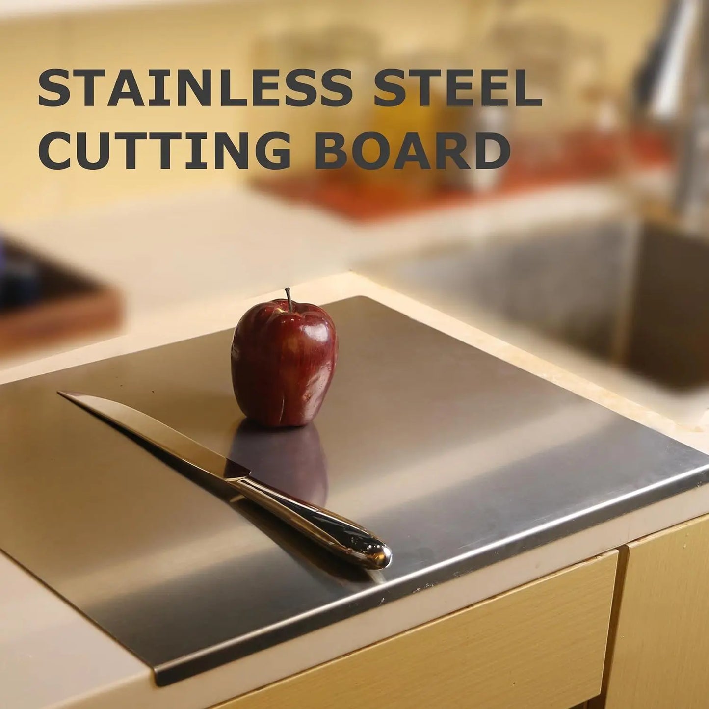Premium 304 Stainless Steel Cutting Board The Ultimate Kitchen Workhorse
