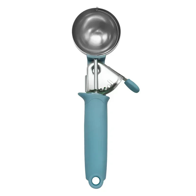 Ice Cream Scoop Stainless Steel Ice Cream Spoon Metal Icecream Cookie Scoop Melon Fruit Baller Ice Ball Maker Kitchen Gadget