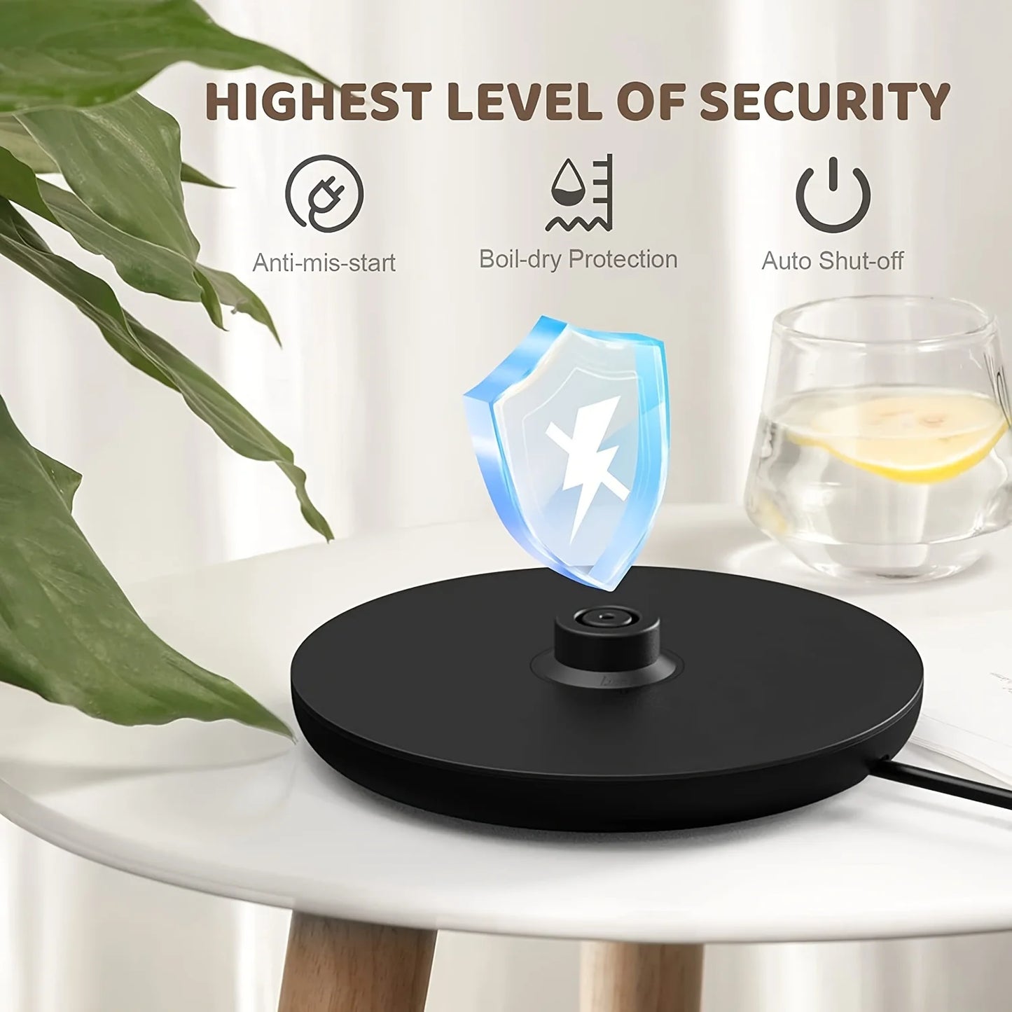 Octavo Electric Kettle With Temperature Control And LED Display